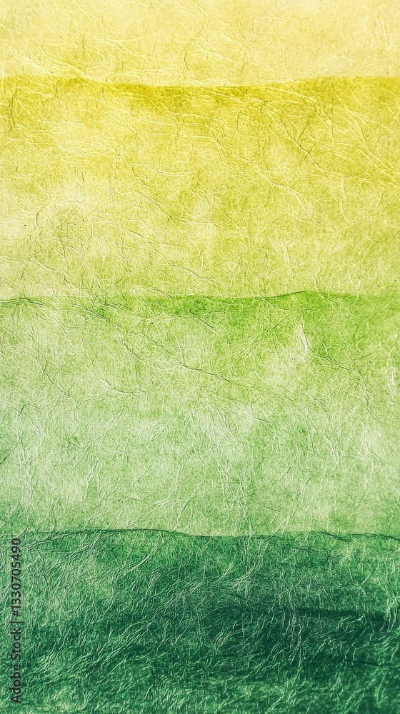 Fototapeta premium Green and yellow ombre background creating stunning visual effect with its smooth transition and textured surface, perfect for various design projects