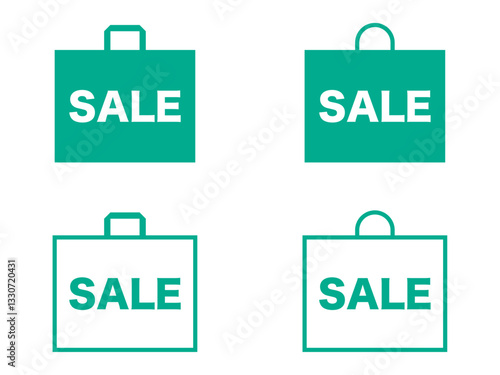 セール紙袋ロゴセット