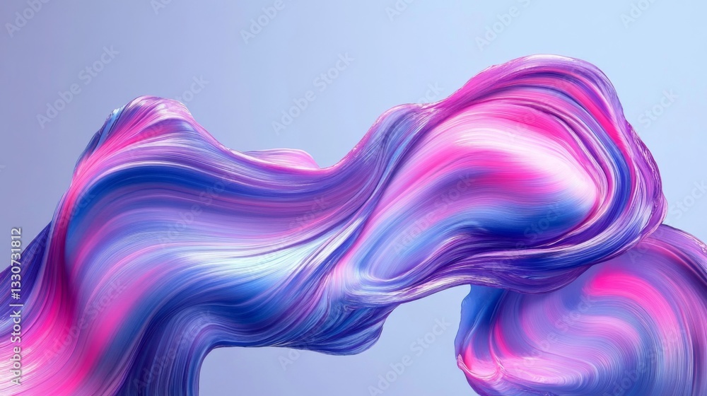 Abstract Swirling Purple Pink Blue Paint Strokes Abstract Swirling Purple Pink Blue Paint Strokes