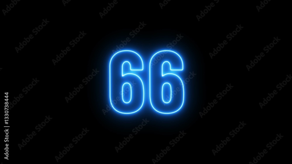 Abstract beautiful neon countdown 60 number illustration background 4K. Abstract beautiful neon countdown 60 number illustration background 4K.