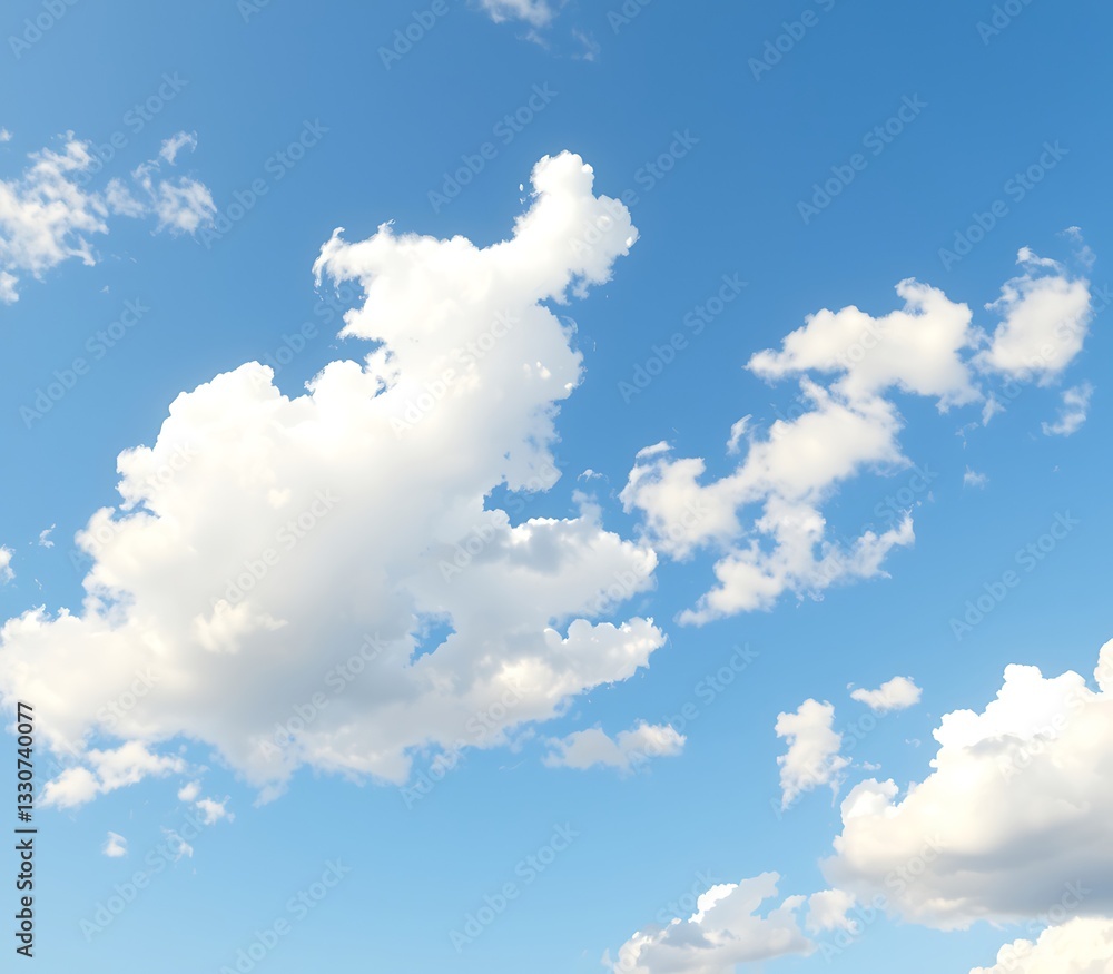 blue sky with white clouds pure background blue sky with white clouds pure background