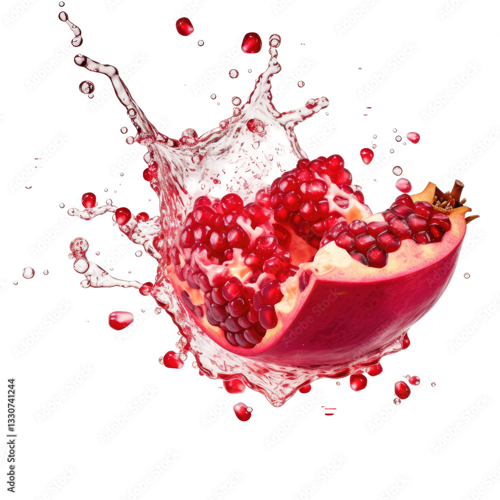 pomegranate on transparent background pomegranate on transparent background