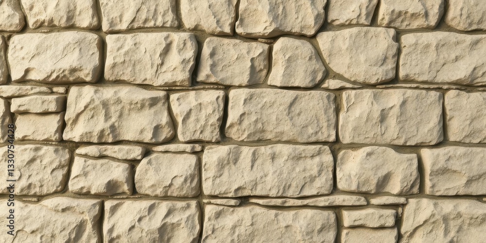 Fototapeta premium Rough-hewn stone wall texture, modern design , exterior, surface