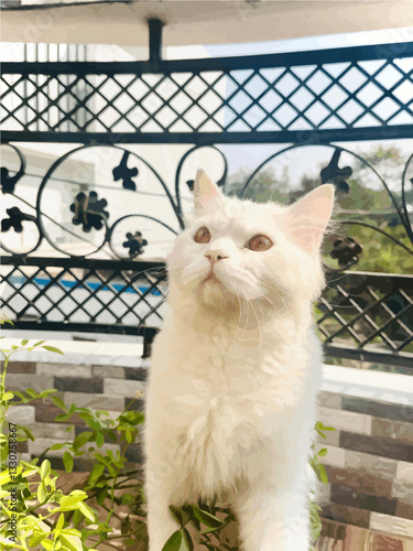 cat on the fence