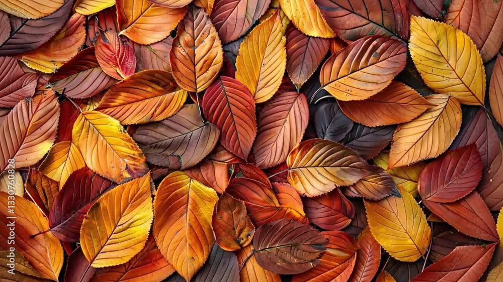 Fallen leaves showcasing the warm colors of autumn, creating a beautiful natural background perfect for seasonal themes Fallen leaves showcasing the warm colors of autumn, creating a beautiful natural background perfect for seasonal themes