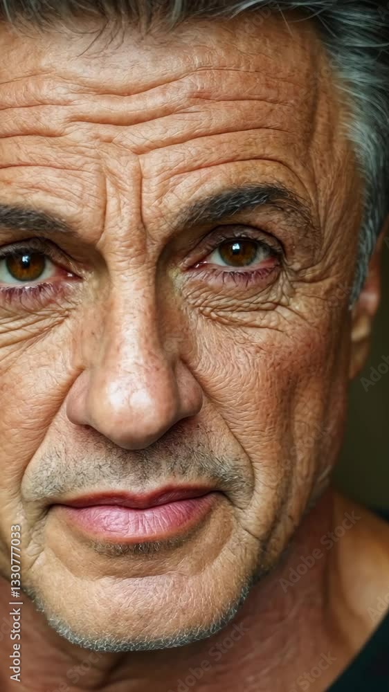 Portrait of an older man with deep facial features and expressive eyes showcasing wisdom and experience Portrait of an older man with deep facial features and expressive eyes showcasing wisdom and experience