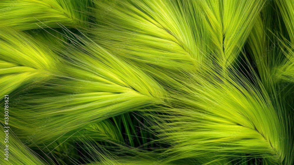 Close up of lush green plants with feathery textures Close up of lush green plants with feathery textures