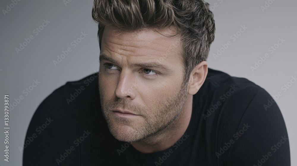 Fototapeta premium Close-up Portrait of a Man