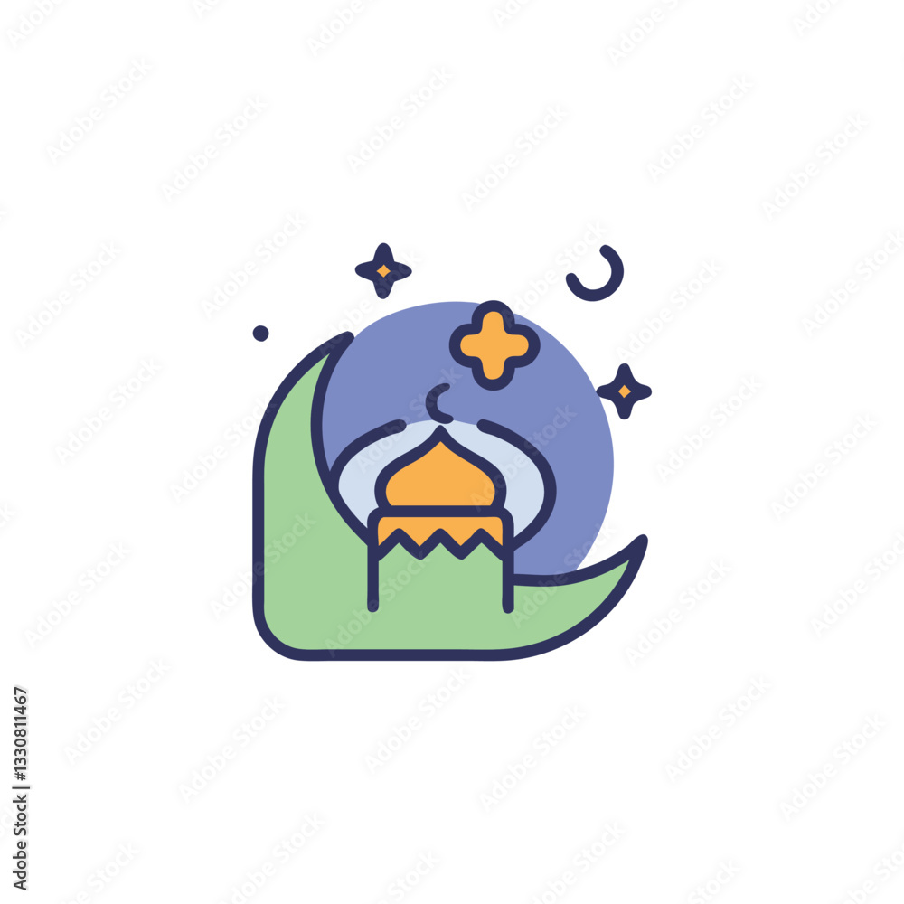 Fototapeta premium Eid Vector 