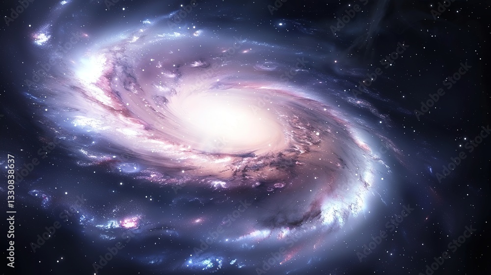 Obraz premium Night_sky_space_galactic_background