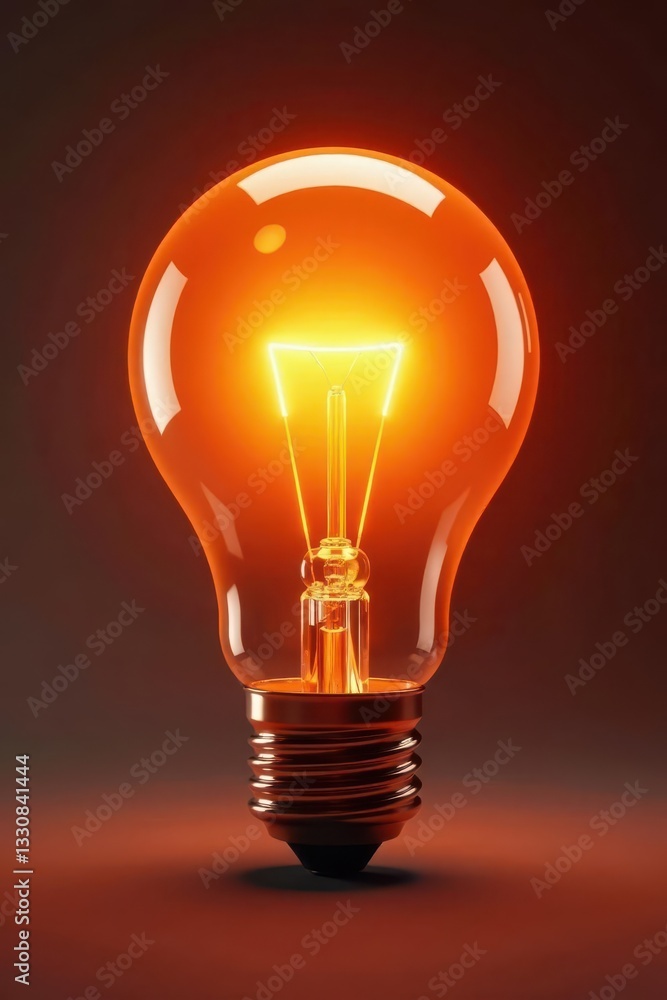 Sleek bulb's warm light highlights an open agenda, symbolizing forward movement , schedule, progress, movement Sleek bulb's warm light highlights an open agenda, symbolizing forward movement , schedule, progress, movement