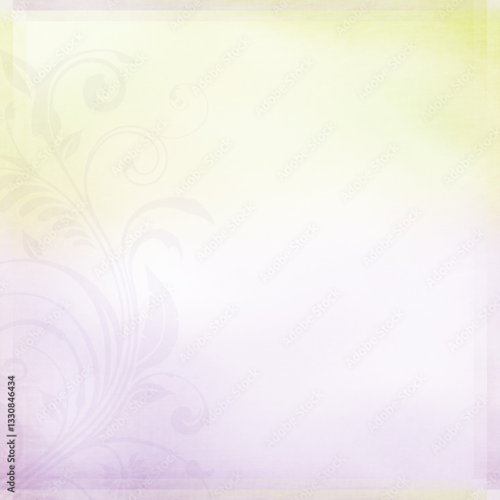 Frame floral seamless paper ornamental pattern fabric 