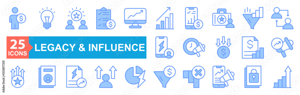 Legacy And Influence Icon Sheet Retirement, Growth, Innovation, Success, Planning, Monitor, Stats, Assessment, Career, Chart, Leadership, Technology, Short Term, Cost, Resume, Advantage, Competitive Legacy And Influence Icon Sheet Retirement, Growth, Innovation, Success, Planning, Monitor, Stats, Assessment, Career, Chart, Leadership, Technology, Short Term, Cost, Resume, Advantage, Competitive