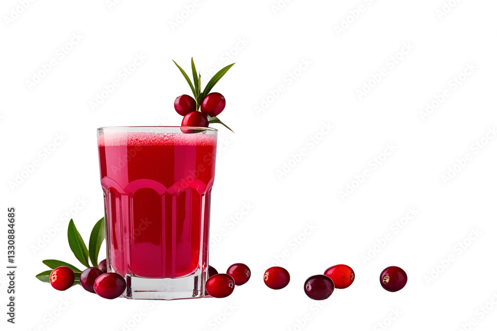 cranberry Juice glass with cranberry isolated on transparent background cranberry Juice glass with cranberry isolated on transparent background