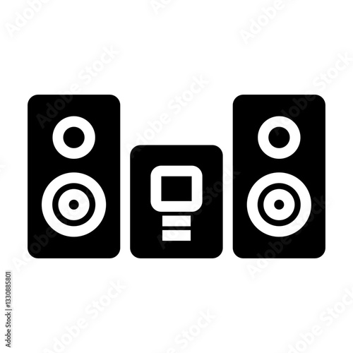 home theatre Solid icon
