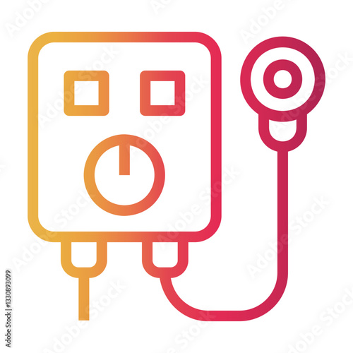 water heater Line Gradient Icon