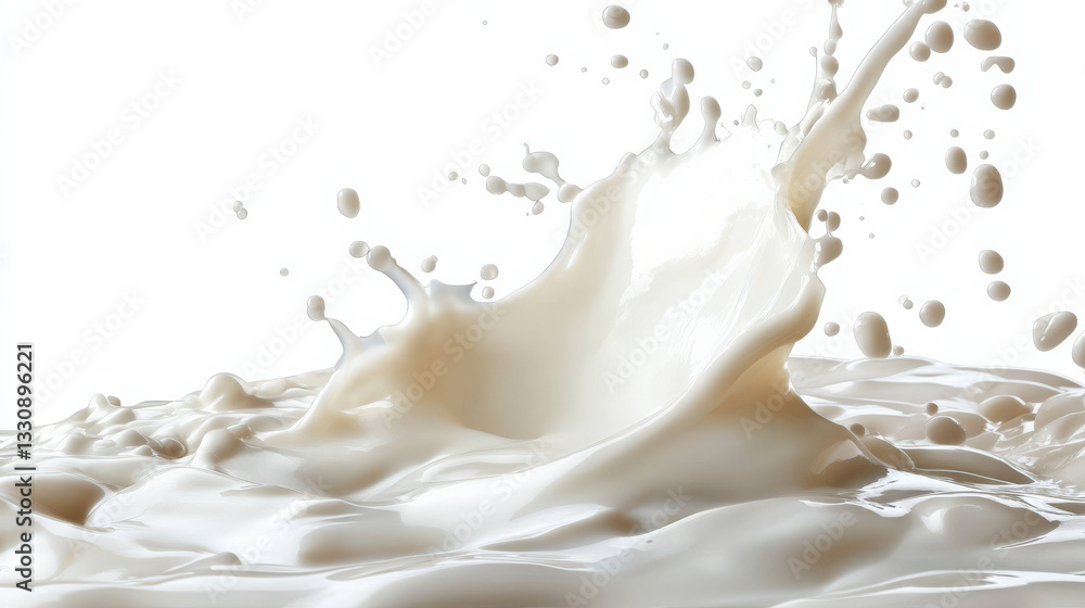White milk dripping White milk dripping