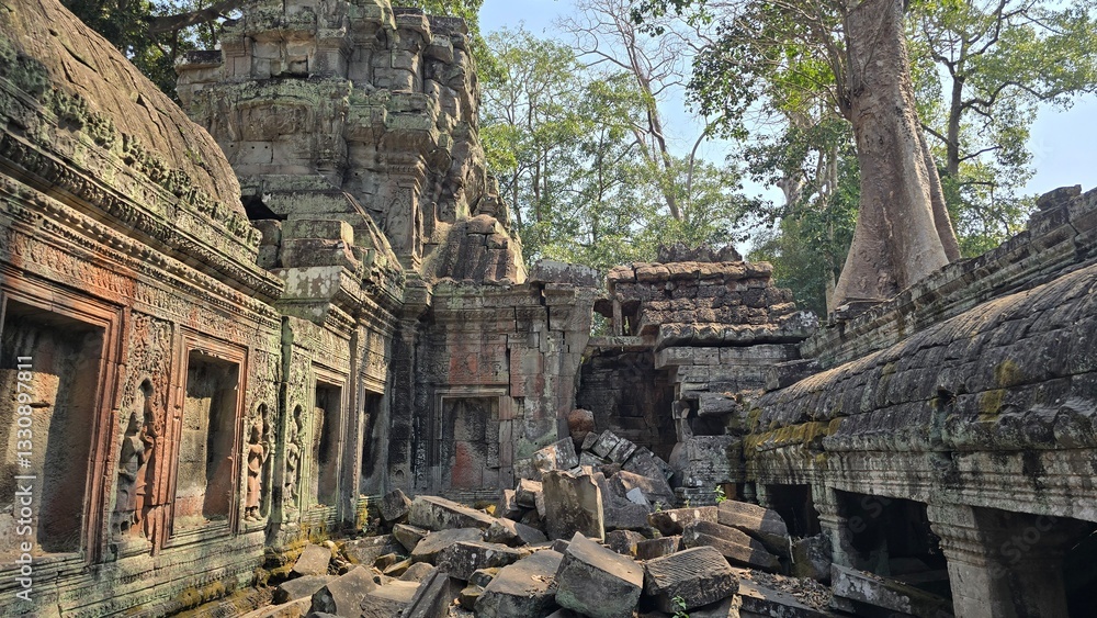 Obraz premium angkor wat temple cambodia