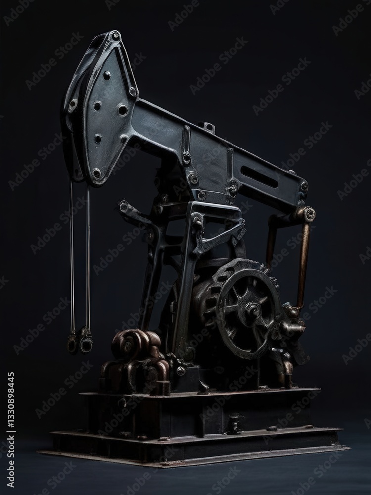 Fototapeta premium an AI Image Generator, Vintage Industrial Machinery with Metal