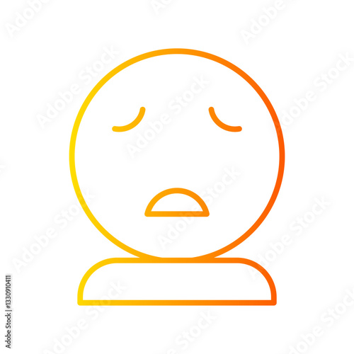 tired gradient icon