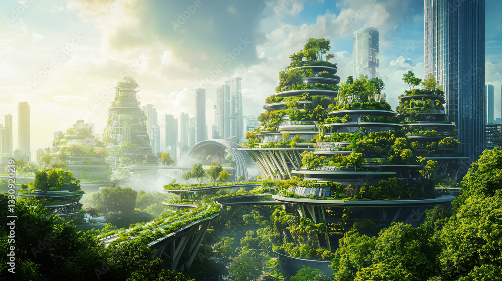 Obraz premium Ai Generated Terraforming Image