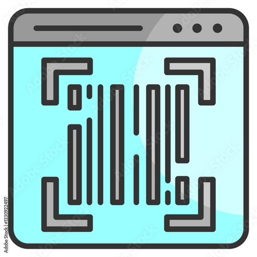 Barcode  Icon Element For Design