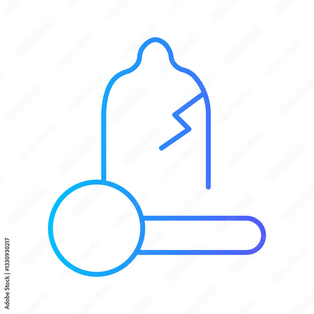 sexual transmitted disease gradient icon sexual transmitted disease gradient icon