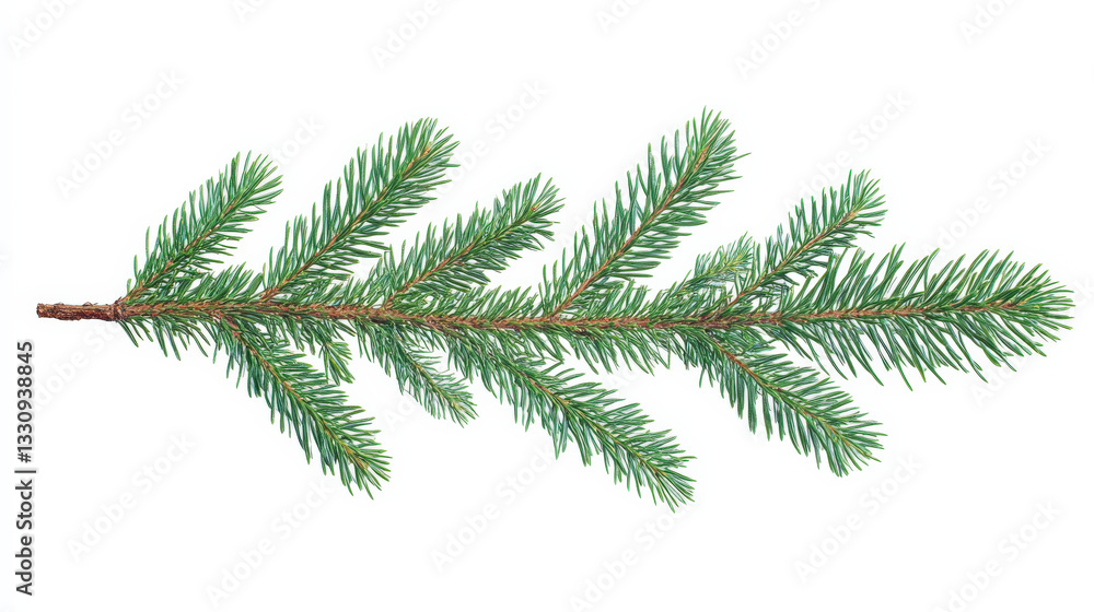 Pine tree branches, with pine needles Pine tree branches, with pine needles
