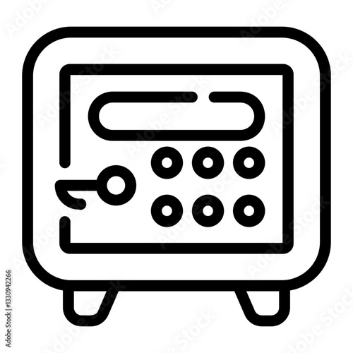 safebox Line Icon