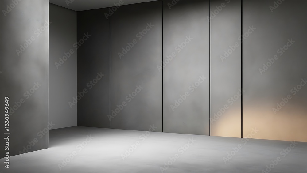 Obraz premium Empty room cement grey texture background. Modern room