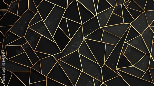 Luxurious Minimal Line Pattern with Ultra Thin Gold Design