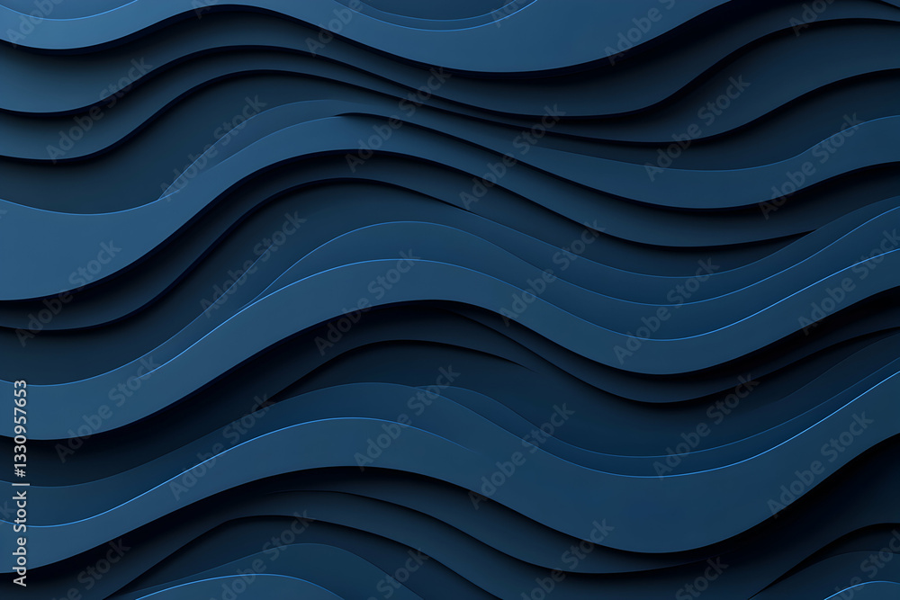 Abstract navy blue wave background. Perfect for modern designs, websites, and presentations. Stylish and elegant 3D wave pattern. Abstract navy blue wave background. Perfect for modern designs, websites, and presentations. Stylish and elegant 3D wave pattern.