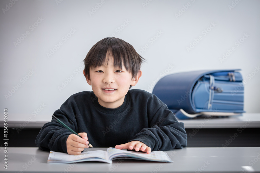 カメラ目線の小学生 カメラ目線の小学生
