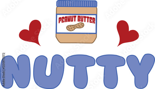 peanut butter cute hearts Slogan novelty cute pj conversational jelly  cute pink Graphic Tee t-shirt logo slogan graphic artwork typography girly pyjamas 