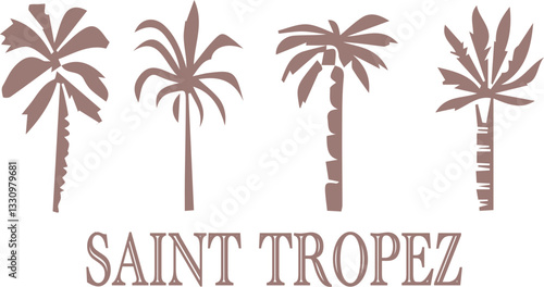 palms island college varsity saint Tropez tropical hawaii Miami usa cali Trending Script Slogan Graphic Tee t-shirt logo artwork typography tote badge emblem crest 