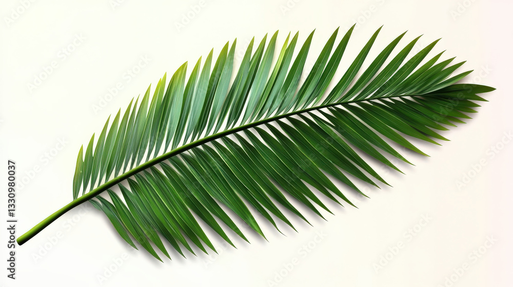 Obraz premium Palm tree leaves with spikes