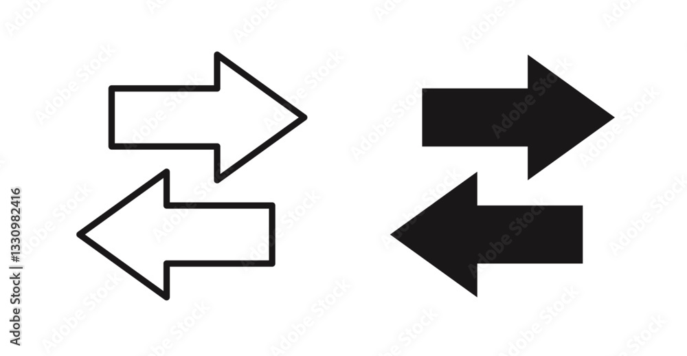 Data transfer icon outlined icon vector collection. Data transfer icon outlined icon vector collection.