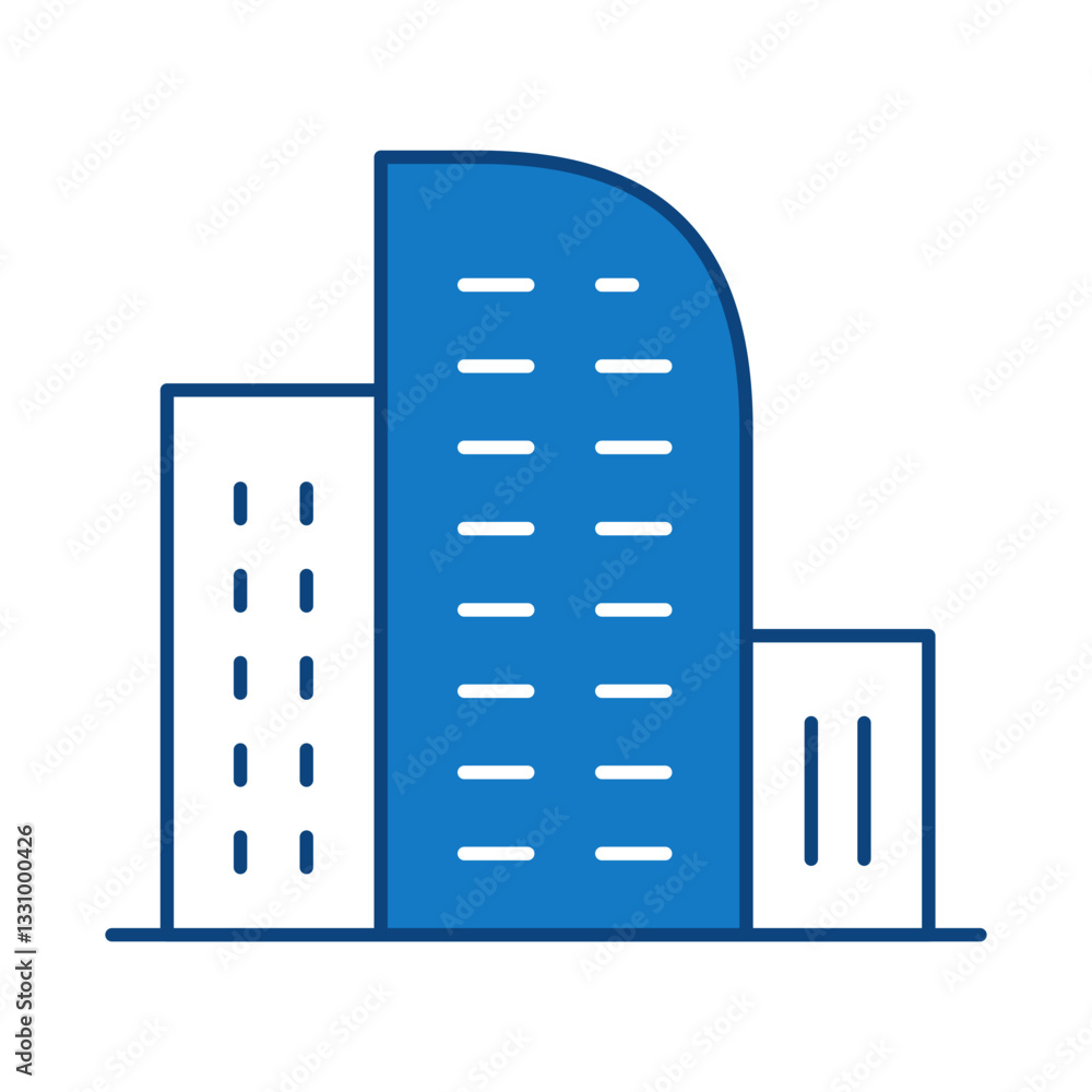 Buildings Line Editable Stroke Icon. Real Estate, House, Home, Apartment, Condominium, Hotel, Mall, City, Cityscape, Town, Downtown, Museum, Architecture Buildings Icons Vector Illustration Buildings Line Editable Stroke Icon. Real Estate, House, Home, Apartment, Condominium, Hotel, Mall, City, Cityscape, Town, Downtown, Museum, Architecture Buildings Icons Vector Illustration