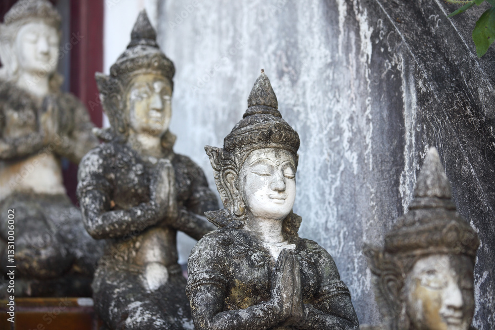 Serenity and Peace Captured in Ancient Buddha Statues in Thailand Serenity and Peace Captured in Ancient Buddha Statues in Thailand
