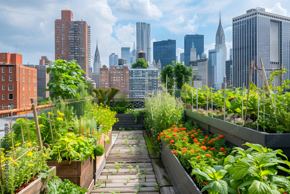 City Livelihood Meets Green Thumbs: A Vibrant Display of Urban Rooftop Farming City Livelihood Meets Green Thumbs: A Vibrant Display of Urban Rooftop Farming