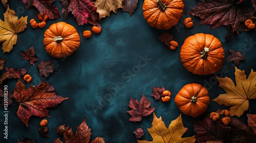 Fototapeta Naklejka Na Ścianę i Meble -  Desktop fall wallpaper 4k