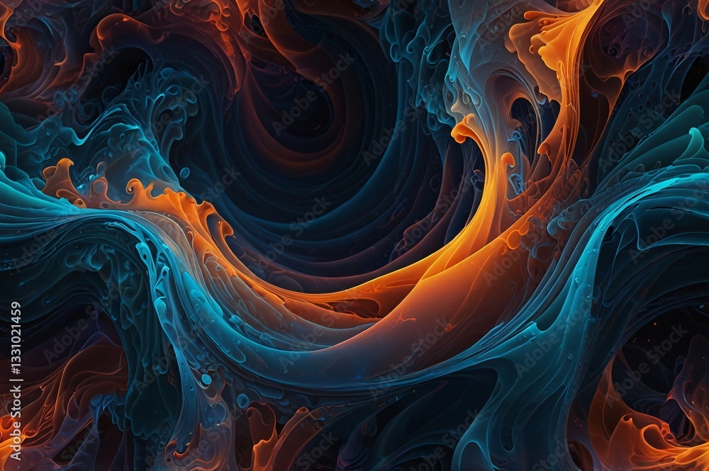 Vibrant Cosmic Energy Waves – Abstract Fluid Motion Art V5 Vibrant Cosmic Energy Waves – Abstract Fluid Motion Art V5