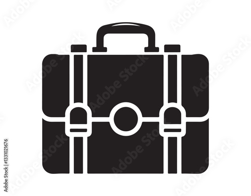 Briefcase icon trendy flat style for app and website