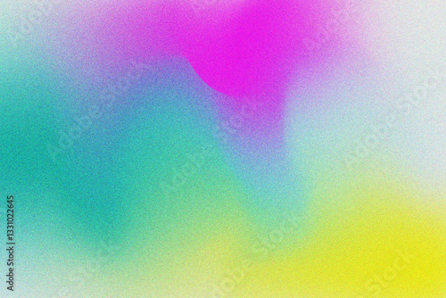 gradient noise grainy grungy background, retro vibe shine light bright and glow, spray texture color	