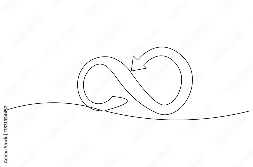 Continuous one line drawing of Circular economy. Single line drawing illustration of Circular economy . Environmental greening concept vector art. Doodle line illustration. Continuous one line drawing of Circular economy. Single line drawing illustration of Circular economy . Environmental greening concept vector art. Doodle line illustration.