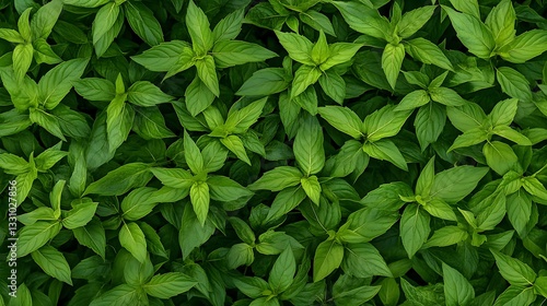 Wallpaper Mural Lush Green Foliage: A Summer Garden Close-Up AI Generated Torontodigital.ca