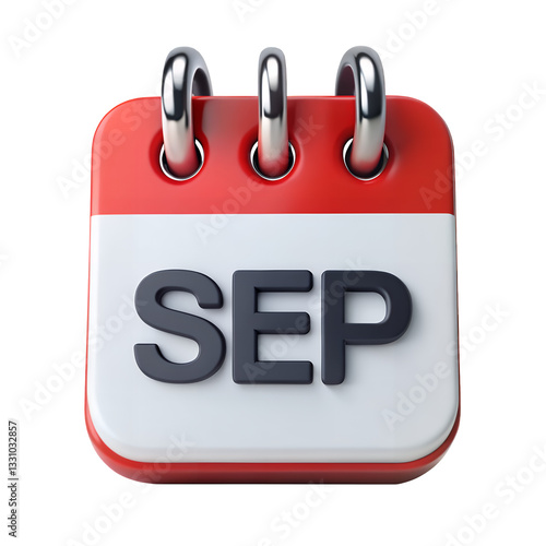 September Calendar Reminder: Capturing a close-up shot of a calendar displaying the month of September, symbolizing schedules, organization, and seasonal changes.AI Generated