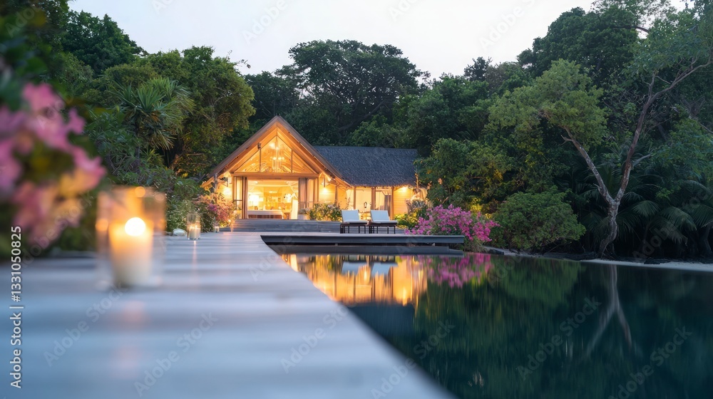 Luxurious Tropical Villa Sunset Pool and Tranquil Escape Luxurious Tropical Villa Sunset Pool and Tranquil Escape