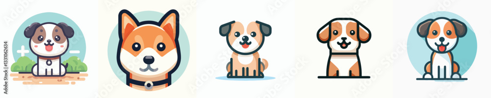 Vector of a dog.
