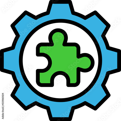 know how filled outline icon